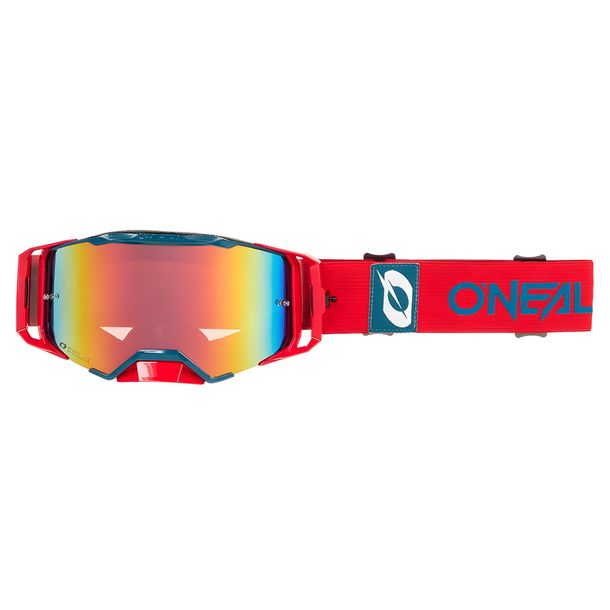 O'Neal B-33 BOLD rood/blauw Radium rood Goggle MX MTB Motocross Trailbril