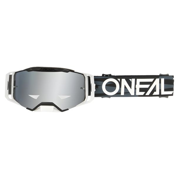 Lunettes O'Neal B-33 Ictus noir/blanc argenté à miroir
