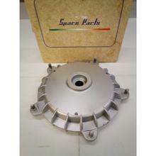 B-Ware, brzdový buben zadní RMS, stříbrný pro Vespa PX Sprint etc. - 10" ráfky otevřené, Ø vnitřní 150mm, sedlo pro gufero 30mm