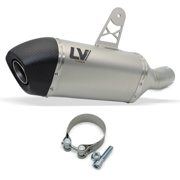 Silenziatore finale LeoVince LV-14 omologato, Titanio, Cappuccio in Carbonio per BMW R 1300 GS Anno 2023 - 2026 E5+ / Adventure Anno 2024 - 2026 E5+ / R / RS Anno 2025 - 2026 E5+