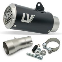 Koncový tlumič LeoVince LV CORSA S Black Edition s homologací, nerezová ocel černá pro Honda CB 1000 R Neo Sports Café r. v. 2018 - 2024 E4 / E5