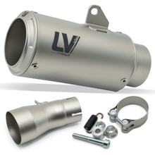 Koncový tlumič LeoVince LV CORSA RACING Titanium, nerezová koncová obruba pro Honda CB 1000 R Neo Sports Café r. v. 2018 - 2024 E4 / E5