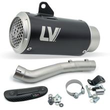 Endschalldämpfer LeoVince LV CORSA S RACING Black Edition Edelstahl schwarz & Carbon Hitzeschild für Aprilia RSV4 1000 RR / Tuono V4 / Factory Bj. 2019 - 2020 E4 / RSV4 1100 / Tuono V4 / Factory Bj. 2021 - 2024 E5 / Bj. 2025 - 2026 E5+