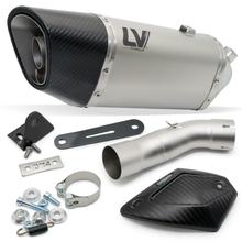 Tłumik końcowy LeoVince LV-14 R z homologacją, tytan, karbonowa końcówka i osłona termiczna dla Kawasaki Z 900 A2 r. 2018 - 2024 E5 / r. 2025 - 2026 E5+ / Z 900 r. 2017 - 2019 E4 / r. 2025 - 2026 E5+