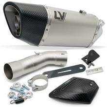 Tłumik końcowy LeoVince LV-14 R RACING tytanowy, karbonowa końcówka i osłona termiczna dla Kawasaki Z 900 A2 r. 2018 - 2024 E5 / r. 2025 - 2026 E5+ / Z 900 r. 2017 - 2019 E4 / r. 2025 - 2026 E5+