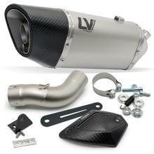 Tłumik końcowy LeoVince LV-14 R RACING tytanowy, nakładka karbonowa i osłona termiczna dla Kawasaki Ninja 1000 SX / Tourer rok produkcji 2020 - 2024 E4 / E5 / rok produkcji 2025 E5+