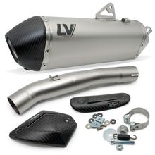 Tłumik końcowy LeoVince LV-14 RACING Titanium, karbonowa końcówka i osłona termiczna dla Yamaha Ténéré 700 / World Raid / Rally Edition / Extreme Edition / Explore Edition 2019 - 2020 E4 / 2021 - 2024 E5 / 2025 - 2026 E5+