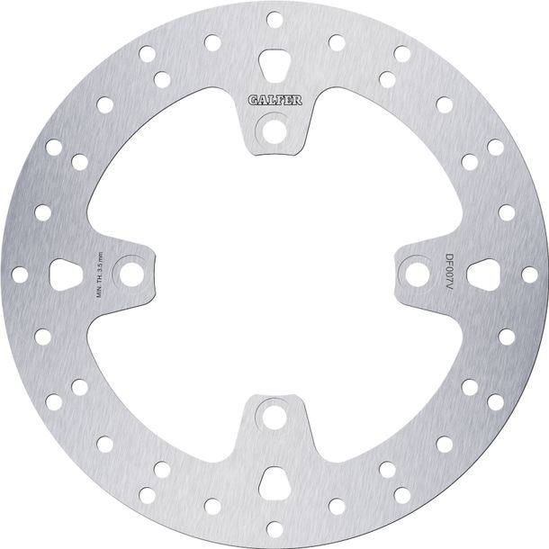Bremsscheibe Galfer DF007V ROUND mit ECE R90 Zulassung, starr hinten 240x4mm für Cagiva Elefant i.e., Honda CB F Hornet Grand Canyon XL V Transalp NSS Forza X XRV Africa Twin