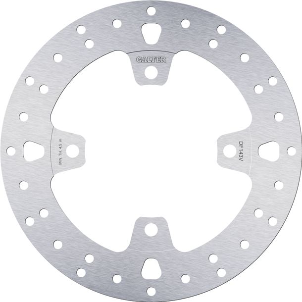 Remschijf Galfer DF143V ROUND met ECE R90-goedkeuring, stijf achter 240x4mm voor Honda ADV NSS A Forza 350 ccm Bouwjaar 2021 - 2024