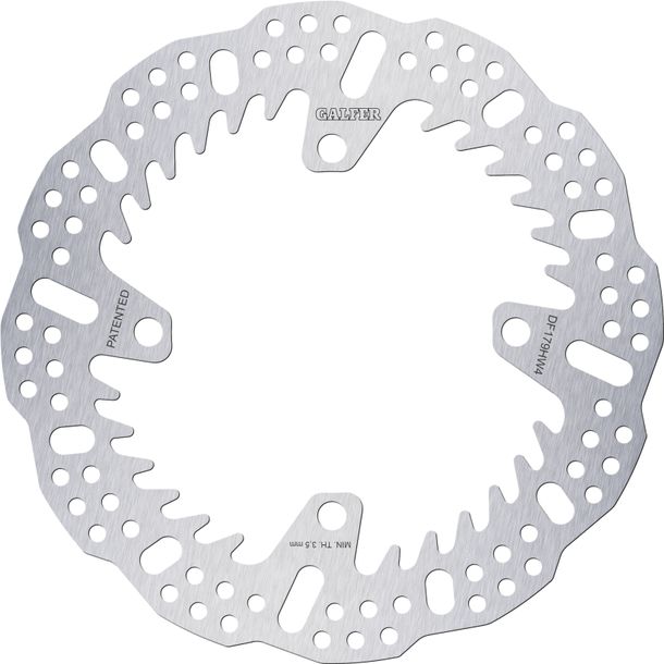 Remschijf Galfer DF179HW4 SHARK® met ECE R90-goedkeuring, stijf achter 240x4mm voor Kawasaki KLX R KX F, Suzuki RM-Z 125 - 450 ccm Bouwjaar 2003 - 2025