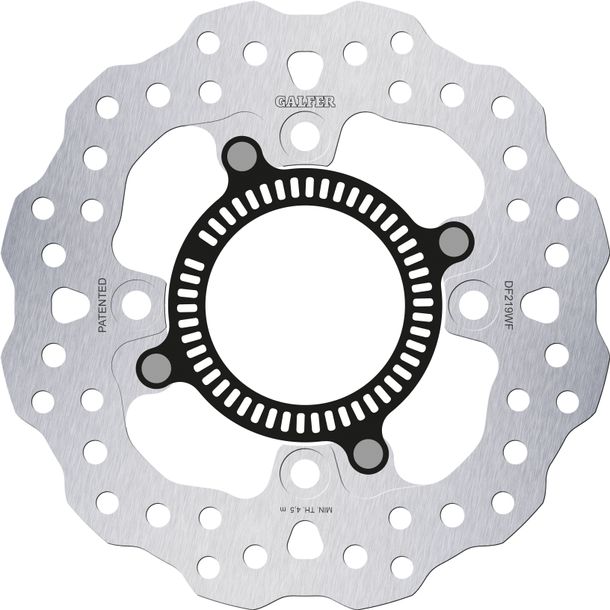 Disque de frein Galfer DF219WF WAVE® avec homologation ECE R90, rigide arrière 220x5mm pour Kawasaki ZX-4 R RR 400 ccm Année 2024