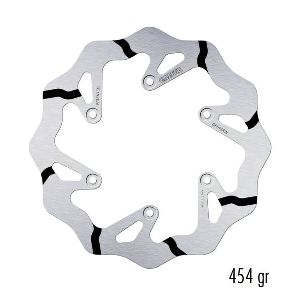 Bremsscheibe Galfer DF515RW WAVE® Racing Grooved mit ECE R90 Zulassung, starr hinten 245x4mm für Fantic Motor XE, Yamaha YZ WR F XEF Trail XX Cross 125 - 450 ccm Bj. 2018 - 2025