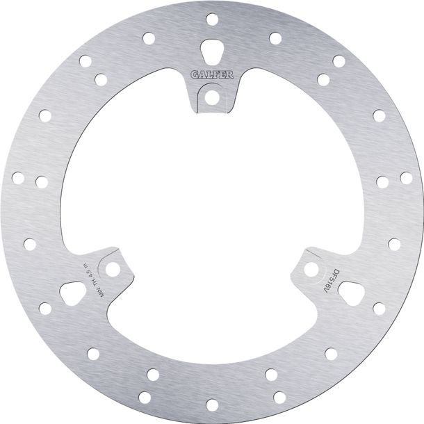Bremsscheibe Galfer DF516V ROUND mit ECE R90 Zulassung, starr hinten 245x5mm für Yamaha YP R X-Max 125 - 400 ccm