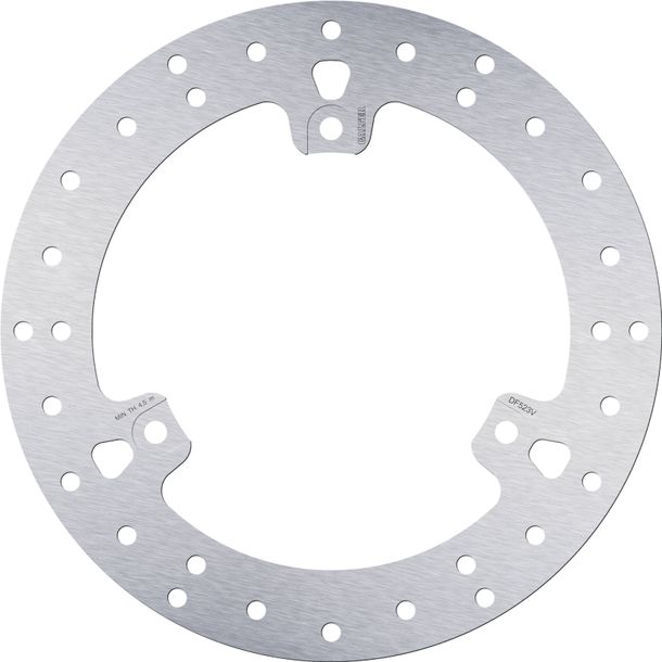 Remschijf Galfer DF523V ROUND met ECE R90-goedkeuring, stijf achter 245x5mm voor Yamaha X-Max Tech-Max YP R 125 - 300 ccm