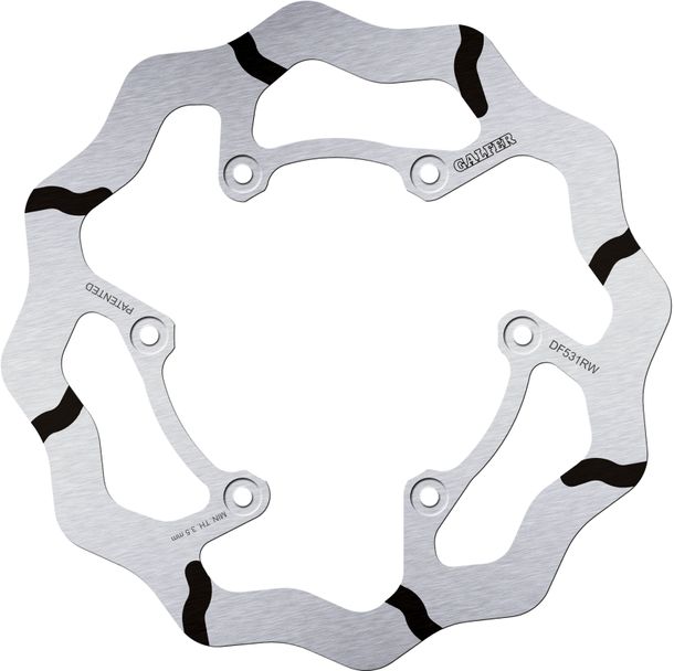 Remschijf Galfer DF531RW WAVE® Racing Grooved met ECE R90-goedkeuring, stijf achter 240x4mm voor Fantic Motor XEF Trail, Yamaha YZ F XX Cross 125 - 450 ccm Bouwjaar 2020 - 2025 Bouwjaar 2020 - 2025