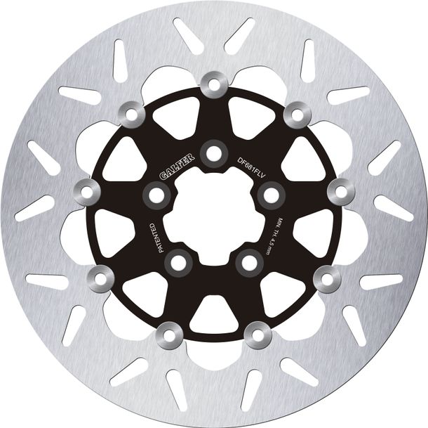 Bremsscheibe Galfer DF681FLV ROUND mit ECE R90 Zulassung, schwimmend hinten 292x5mm für Harley Davidson FLHTKSE Limited CVO FLHXI EFI Street Glide FLHXSE FLS Softail SLM FLSTC Bj. 1999 - 2023