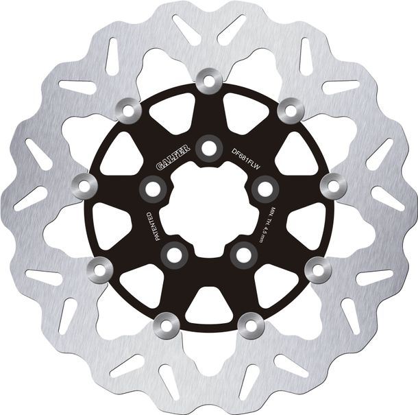 Bremsscheibe Galfer DF681FLW WAVE® mit ECE R90 Zulassung, schwimmend hinten 292x5mm für Harley Davidson FLHTKSE Limited CVO FLHXI EFI Street Glide FLHXSE FLS Softail SLM FLSTC Bj. 1999 - 2023