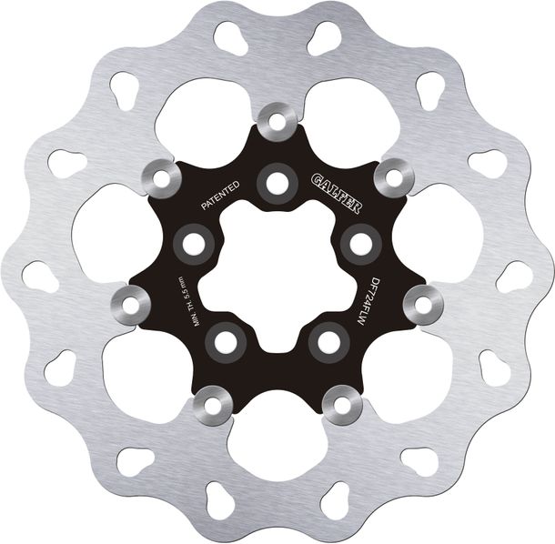 Remschijf Galfer DF724FLW WAVE® met ECE R90-goedkeuring, zwevend achter 260x6mm voor Harley Davidson Sportster Custom XLC Street XG XL L Super Low N Iron XR 750 - 1923 ccm Bouwjaar 2004 - 2024