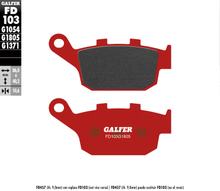 Brake pads Galfer FD103G1805 Semi-metal OFFROAD / TRIAL rear for Honda XL V Transalp XRV Africa Twin 125 - 1200 ccm Year 1988 - 2025