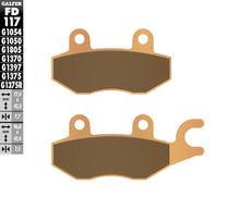Brake pads Galfer FD117G1375 Sintered metal SPORT rear for Kawasaki Ninja R Versys X Z 2 SL ZX, Triumph Daytona Sprint Thruxton EFI Trophy Brixton BX