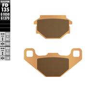 Pastiglie dei freni Galfer FD135G1370 Metallo sinterizzato STREET posteriore per Aprilia Moto 6.5 Pegaso, Cagiva W12 Fantic Motor Caballero 125 - 650 Anno 1990 - 2001