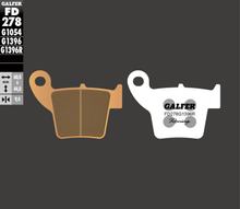 Brzdové destičky Galfer FD278G1396R Sinter-kov Racing OFFROAD zadní pro Fantic Motor Caballero Performance Motard Enduro ER Competizione, Honda CR 2