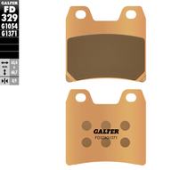 Remblokken Galfer FD329G1371 Gesinterd metaal STREET achter voor Yamaha FZS Fazer XJR 1000 / 1300 ccm Jaar 1998 - 2018