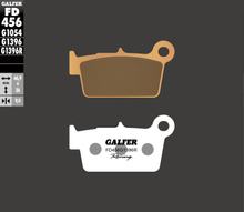 Remblokken Galfer FD456G1396R Gesinterd metaal Racing OFFROAD achter voor Beta Alp M4 3 RR AC Enduro Motard Oilmix EFI Racing 4 Urban Special Xtrainer