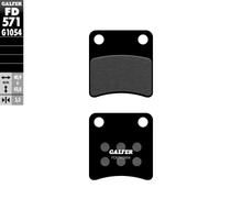 Remblokken Galfer FD571G1054 Halfmetaal achter voor BMW C Sport ABS Highline Evolution Elektrik, Honda CTX N VFR F FA X Crosstourer X-ADV Kymco MAXXER