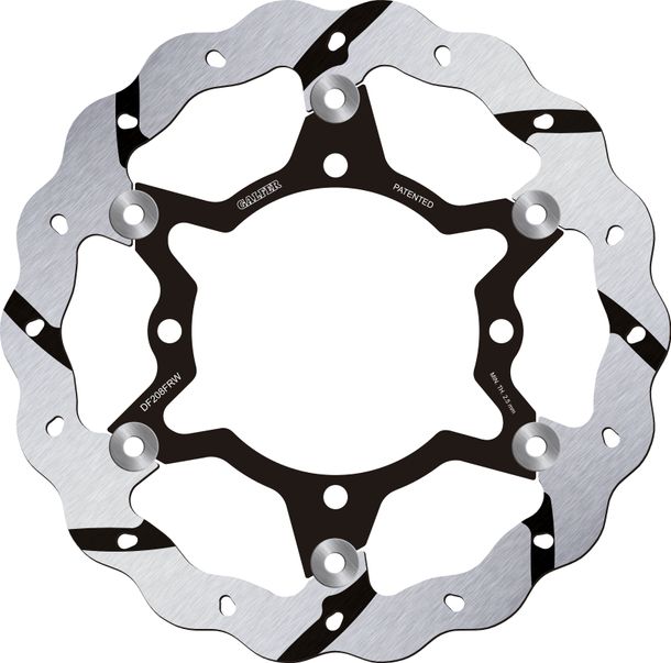 Bremsscheibe Galfer DF208FRW WAVE® Racing Grooved mit ECE R90 Zulassung, schwimmend vorne 270x3mm für Kawasaki KX F 250 / 450 ccm Bj. 2015 - 2025, Kawasaki KX F 250 / 450 ccm Bj. 2015 - 2025
