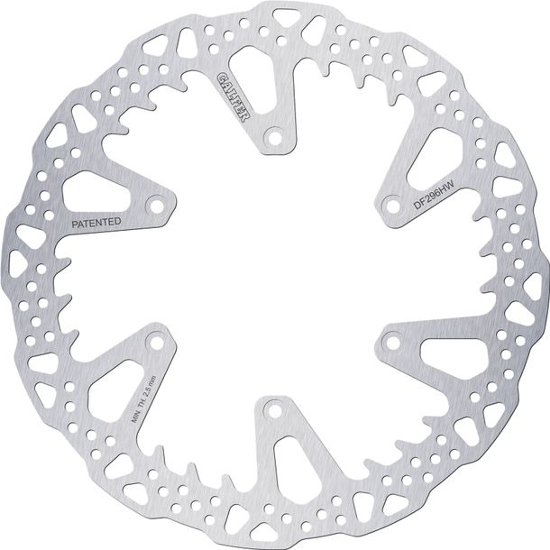 Remschijf Galfer DF296HW SHARK® met ECE R90-goedkeuring, stijf voor 270x3mm voor Fantic Motor XX Cross XXF, Yamaha WR F YZ YZF-R 125 - 450 ccm Bouwjaar 2017 - 2025