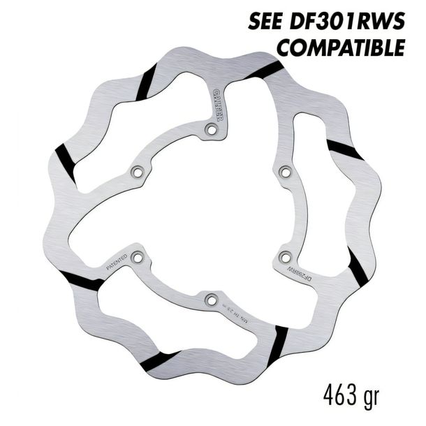 Bremsscheibe Galfer DF298RW WAVE® Racing Grooved mit ECE R90 Zulassung, starr vorne 270x3mm für Yamaha YZ WR F, Fantic Motor XEF Trail XE XX Cross 125 - 450 ccm Bj. 2016 - 2025