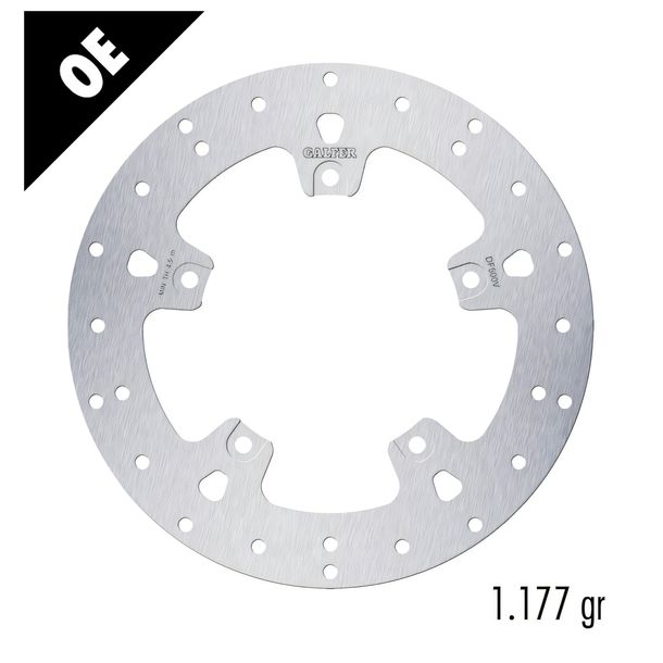 Remschijf Galfer DF500V ROUND met ECE R90 goedkeuring, vast voor 267x5mm voor MBK Skyliner Skycruiser, Yamaha YP Majesty R X-Max 125 - 400 ccm