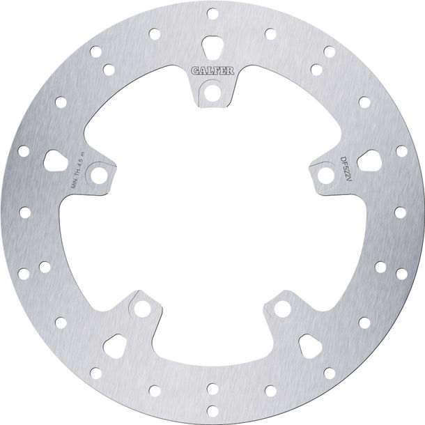 Disco freno Galfer DF522V ROUND con approvazione ECE R90, rigido anteriore 267x4,5mm per Yamaha X-Max Tech-Max YP R 250 / 300 ccm