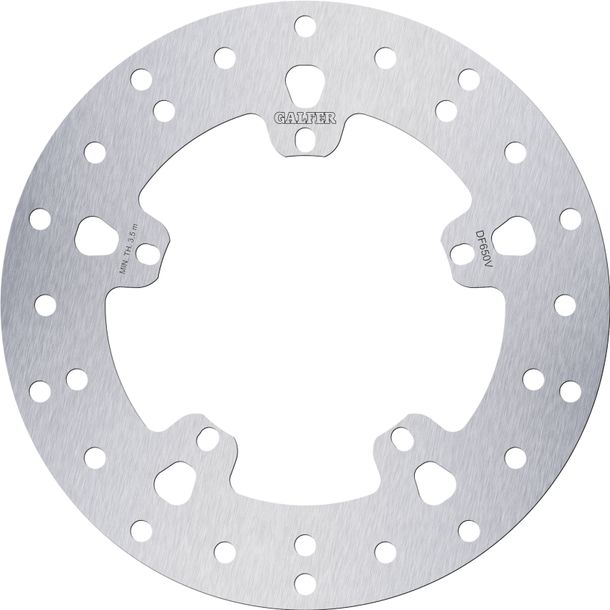 Bremsscheibe Galfer DF650V ROUND mit ECE R90 Zulassung, starr vorne 200x4mm für Malaguti Centro SL, Vespa LX 3V 1 S Piaggio Hexagon GTX 2 ET4 LXV Fly ET2 injection Touring