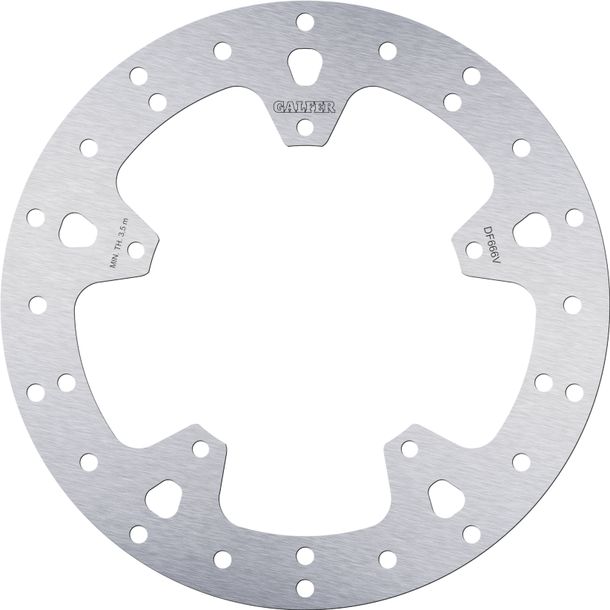 Disco freno Galfer DF666V ROUND con approvazione ECE R90, rigido anteriore 240x4mm per Piaggio Beverly i ABS Euro5 Euro4, Gilera DNA RST 4V i.e. 3 50 - 350 ccm