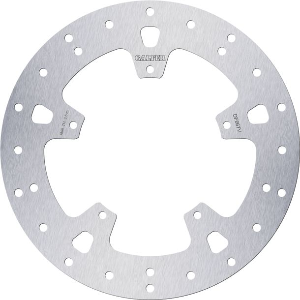 Bremsscheibe Galfer DF667V ROUND mit ECE R90 Zulassung, starr vorne 260x4mm für Gilera Nexus, Piaggio X9 Evolution X7 X8 Street Beverly Carnaby X Evo RST 4V Aprilia SR Max