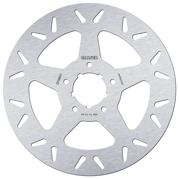 Bremsscheibe Galfer DF680V ROUND mit ECE R90 Zulassung, starr vorne 292x5mm für Harley Davidson FLSTC Heritage Softail Classic FXDWGI EFI Dyna Wide Glide FXDX Super FXSB Breakout Bj. 2000 - 2022