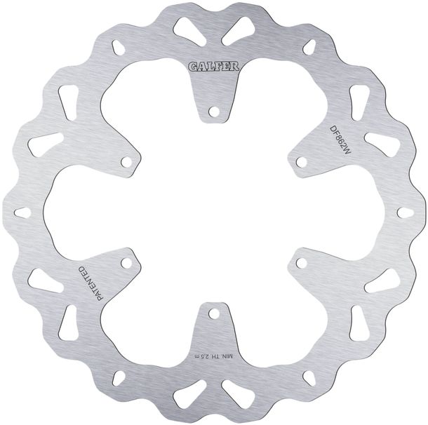 Disco freno Galfer DF862W WAVE® con approvazione ECE R90, rigido anteriore 260x3mm per Benelli BX Motard Enduro 449 / 505 ccm Anno 2008 - 2011