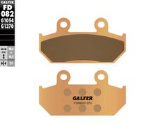 Bremsbeläge Galfer FD082G1370 Sinter-Metall STREET vorne für Honda NX Dominator XRV Africa Twin CB, Cagiva Elefant i.e. Lucky Explorer XL V Transalp Bj. 1983 - 2002
