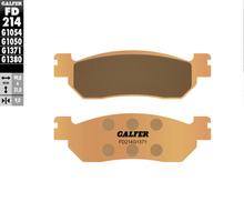 Brake pads Galfer FD214G1371 Sintered metal STREET front for Yamaha Serrow TW Trailway XG Tricker XT 200 - 250 ccm Year 1987 - 2021