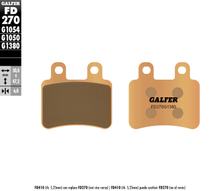 Brake pads Galfer FD270G1380 Sintered metal SCOOTER front for Derbi Boulevard, Italjet Dragster Jet Set Millenium 150 - 250 ccm