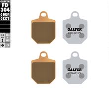 Bremsbeläge Galfer FD304G1375 Sinter-Metall SPORT vorne für HM CRE 2 Motard X, KTM SMR Racing Supermoto SX 4 Derapage RR CRM F Competition 50 - 570