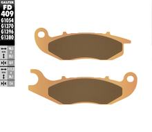 Plaquettes de frein Galfer FD409G1370 Sinter-métal STREET avant pour Derbi Senda Cross City Terra Adventure, Honda CRF 2 L M Rieju Marathon LC Pro Tango