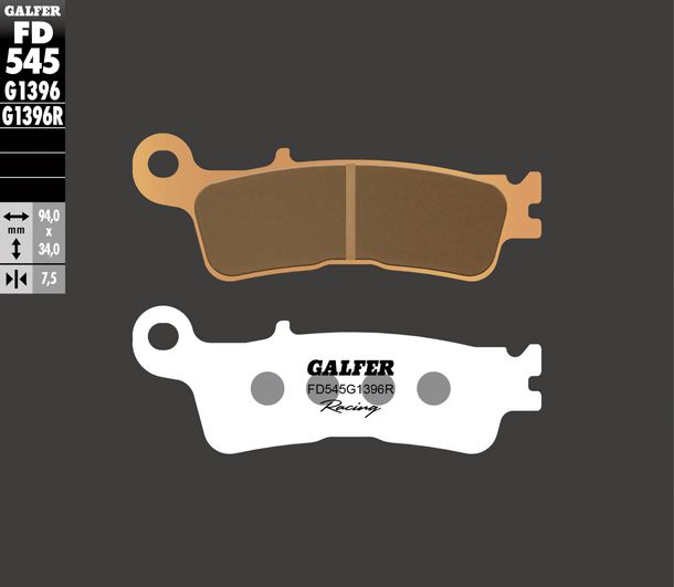 Bremsbeläge Galfer FD545G1396R Sinter-Metall Racing OFFROAD vorne für Fantic Motor XE XEF Trail, Yamaha WR F YZ XX Cross 125 - 450 ccm Bj. 2020 - 2025