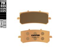 Plaquettes de frein Galfer FD555G1370 Sinter-métal STREET avant pour CF Moto NK ABS, Keeway SC Rieju Nuuk 0 110 km h CBS Century 125 / 300 ccm Année 2018 - 2024