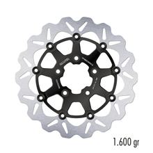 Disco del freno Galfer DF680CWSXUL WAVE® Oversize flottante anteriore 330x5mm (2 necessario) per Harley Davidson FLHRC Road King Classic FLHTCU Electra Glide Ultra FLHXI Anno 1999 - 2023
