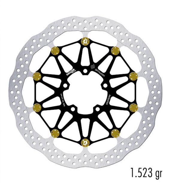Disco freno Galfer DF774JCW1G03 WAVE® FLOATECH RACING flottante anteriore 330x6mm (2 richiesto) per Ducati R S Streetfighter ABS Panigale V4 Speciale SP Anno 2007 - 2025