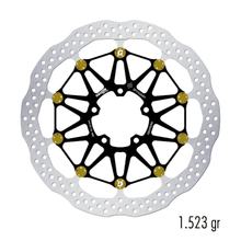 Disco de travão Galfer DF774JCW1G03 WAVE® FLOATECH RACING flutuante dianteiro 330x6mm (2 necessário) para Ducati R S Streetfighter ABS Panigale V4 Speciale SP ano 2007 - 2025