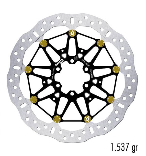 Disco freno Galfer DF817JCW1G03 WAVE® FLOATECH RACING flottante anteriore 320x6mm (2 richiesto) per Moto Guzzi Eldorado Audace California, BMW S RR HP Anno 2009 - 2021